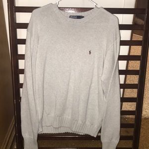 grey polo ralph lauren sweater